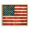 Stupell Industries US American Flag Rustic Pattern Floater Framed Art